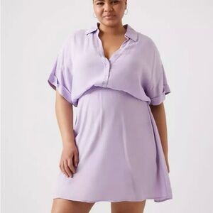 Forever 21 Lavender High Low Dress